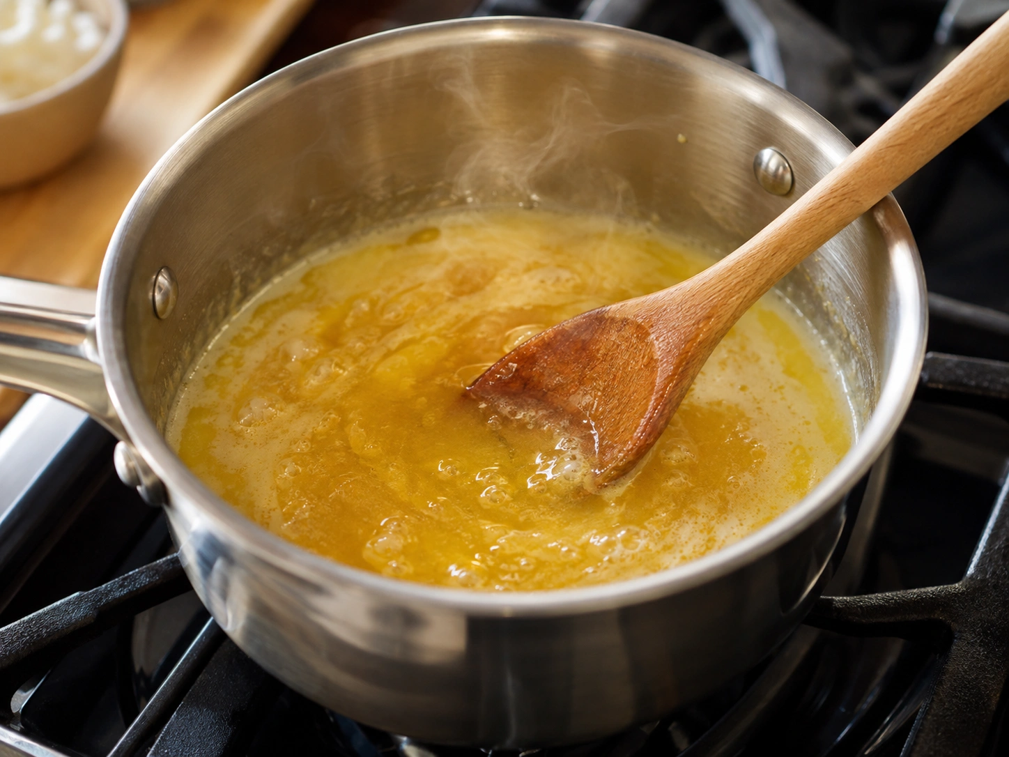 Step 2 — Melt the Butter and Sugar Base