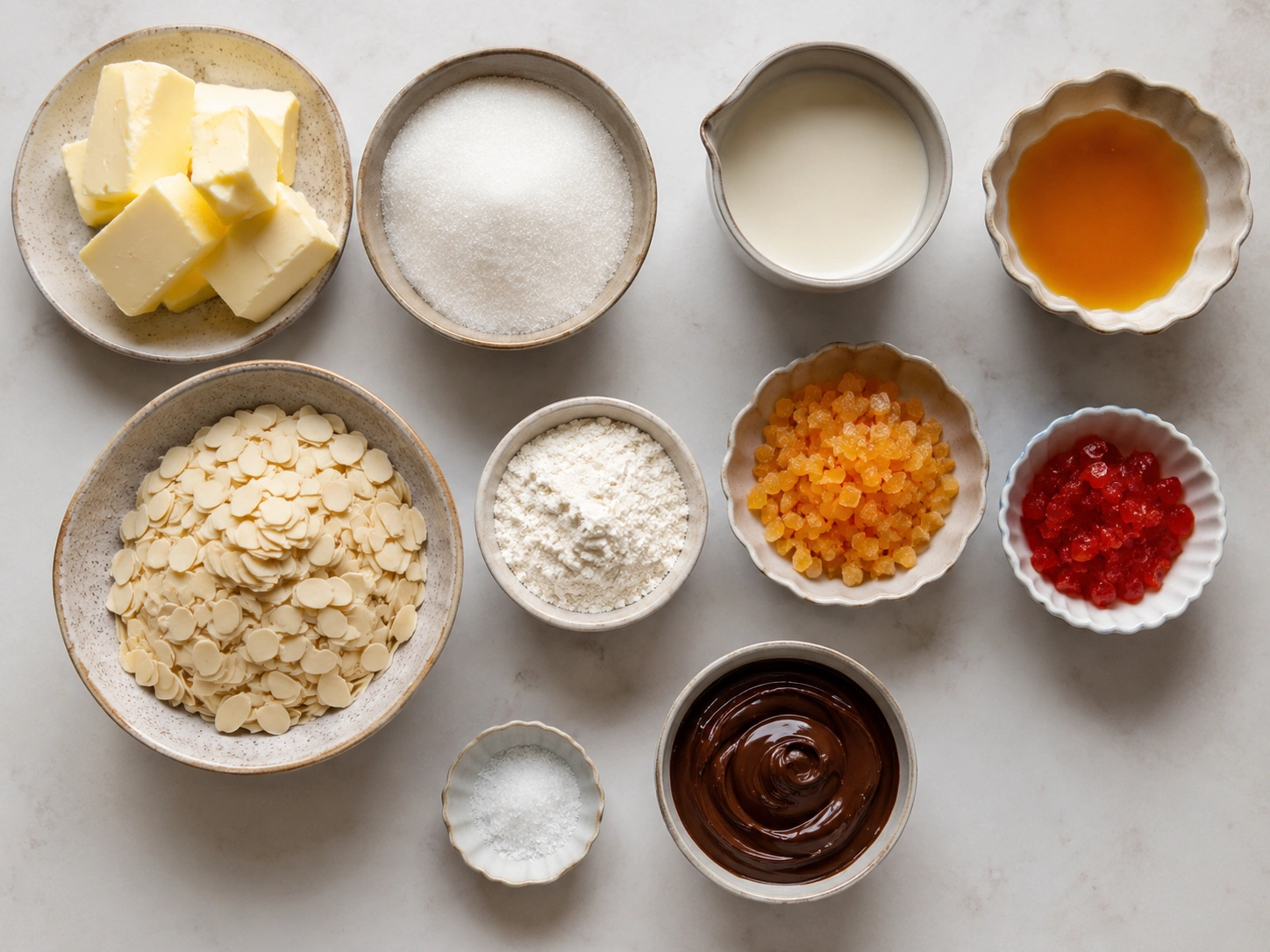 Florentine Cookie Ingredients