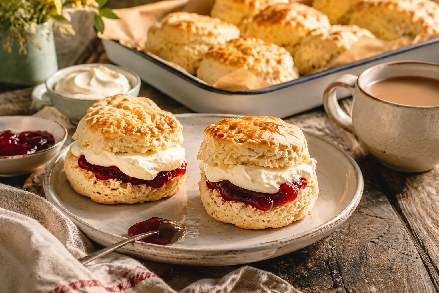 Easy 3-Ingredient Lemonade Scones