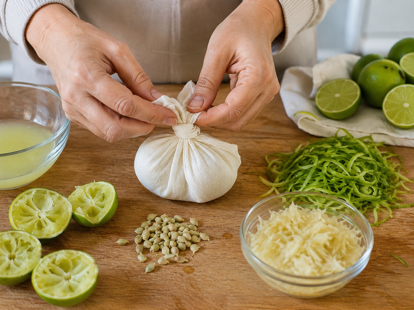 Step 2 — Bundling the Pips and Pulp
