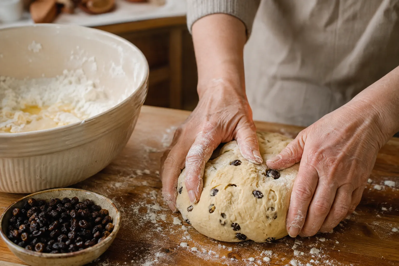 British — Mixing the Dough