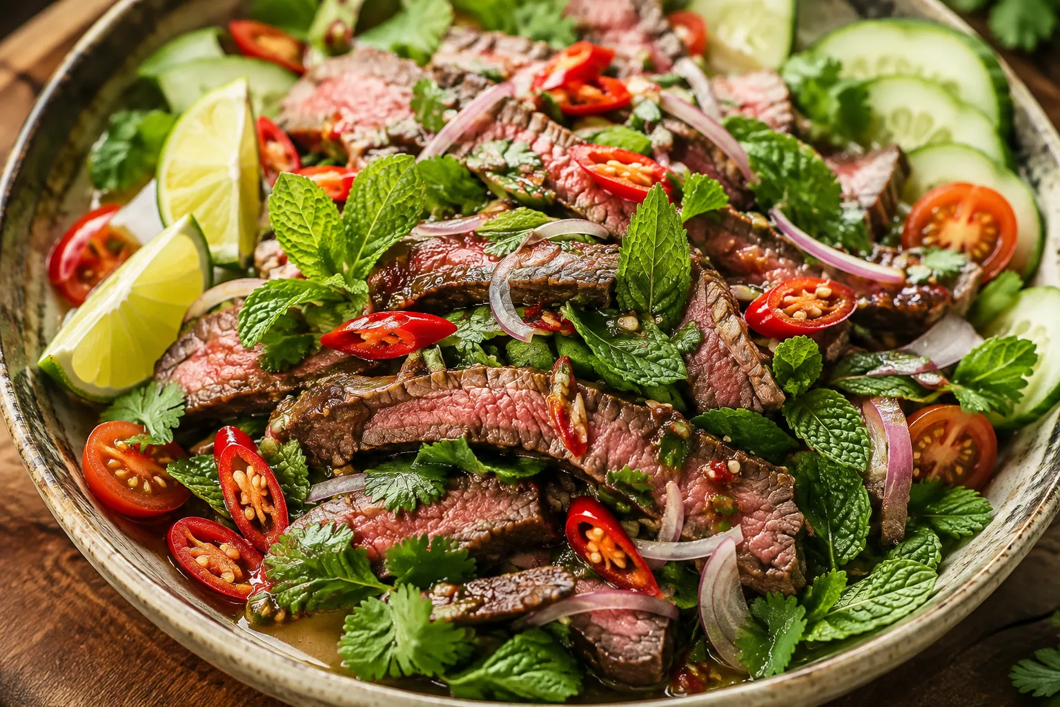 Authentic Thai Beef Salad